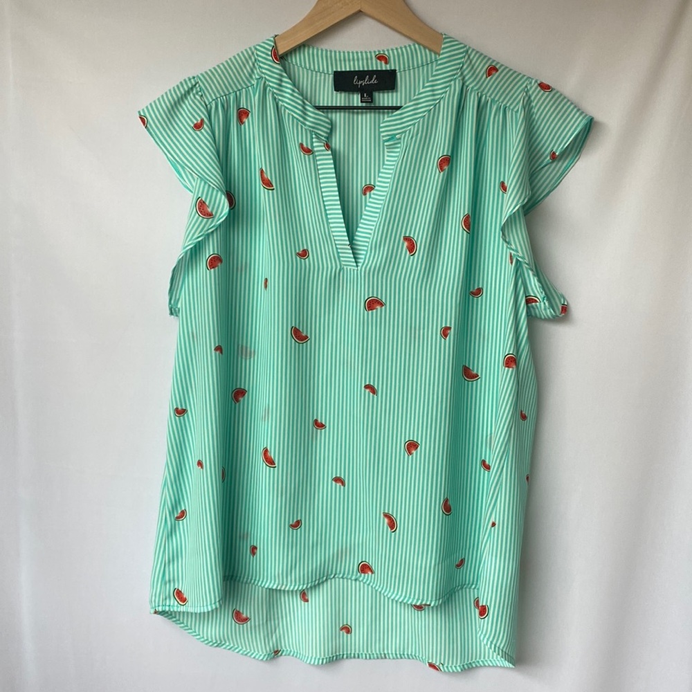 Women’s sleeveless watermelon shirt